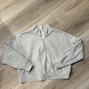 Fabletics Gray Half-Zip Women's Sweater